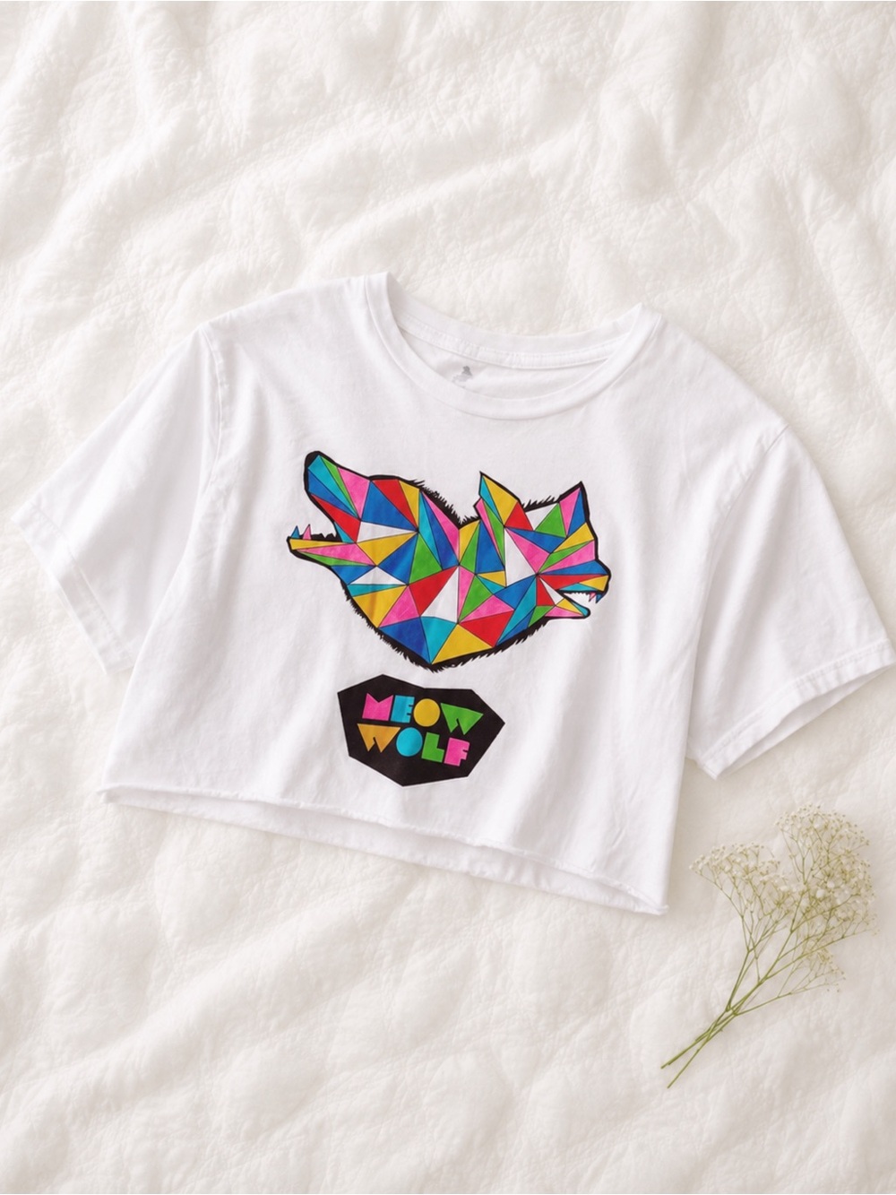 meow wolf crop top